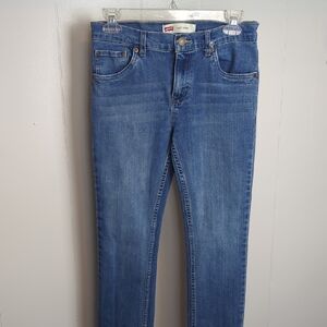 LEVI'S 510 Big Girls 16 Regular Skinny Blue Jeans